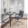 LumiSource Bureau Office Chair - Midnight Blue - Lifestyle