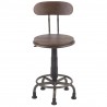 LumiSource Dakota Task Chair - Antique + Brown - Front