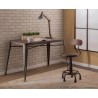 LumiSource Dakota Task Chair - Antique + Brown - Lifestyle