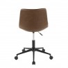 LumiSource Duke Task Chair - Espresso - Rear