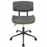 LumiSource Lombardi Office Chair - Grey - Front