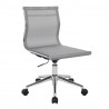 LumiSource Mirage Task Chair - Silver - Perspective