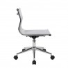 LumiSource Mirage Task Chair - Silver - Side