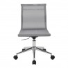 LumiSource Mirage Task Chair - Silver - Front