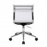 LumiSource Mirage Task Chair - White - Rear
