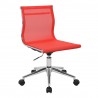 LumiSource Mirage Task Chair - Red - Perspective