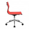 LumiSource Mirage Task Chair - Red - Side