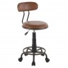 LumiSource Swift Task Chair - BROWN - Perspective