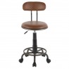 LumiSource Swift Task Chair - BROWN - Front