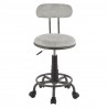 LumiSource Swift Task Chair - LIGHT GREY - Front