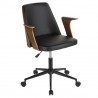 LumiSource Verdana Office Chair - Black - Perspective