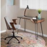 LumiSource Verdana Office Chair - Grey - Lifestyle