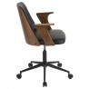 LumiSource Verdana Office Chair - Black - Side