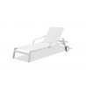 Whiteline Modern Living Bondi Outdoor Chaise - Set of 2 - White - Whiteline Modern Living Bondi Outdoor Chaise - Set of 2 - White