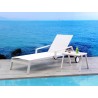 Whiteline Modern Living Bondi Outdoor Chaise - Set of 2 - White - Whiteline Modern Living Bondi Outdoor Chaise - Set of 2 - White