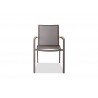 Whiteline Modern Living Sanctuary Indoor / Outdoor Dining Armchair - Set of 4 - Taupe - Whiteline Modern Living Sanctuary Indoor / Outdoor Dining Armchair - Set of 4 - Taupe
