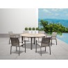 Whiteline Modern Living Sanctuary Indoor / Outdoor Dining Table - Whiteline Modern Living Sanctuary Indoor / Outdoor Dining Table