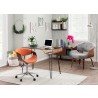 LumiSource Curvo Office Chair - Orange - Lifestyle