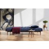 Oldschool Sofa in Brass Legs and Velvet Dark Blue - Oldschool Sofa in Brass Legs and Velvet Dark Blue