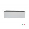Bellini Modern Living Optik Sideboard - White Body + Noir Desir Ceramic Top - Bellini Modern Living Optik Sideboard - White Body + Noir Desir Ceramic Top