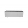 Bellini Modern Living Optik Sideboard - Anthracite Grey Body + White Ceramic Top - Bellini Modern Living Optik Sideboard - Anthracite Grey Body + White Ceramic Top