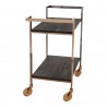 Manhattan Bar Cart - Side Angled - Manhattan Bar Cart - Side Angled