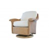Oxford Swivel Glider Lounge Chair - Angled