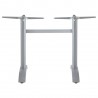 Palm 2 Aluminum Dining Base - Silver