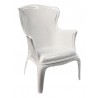 Molded Polycarbonate Mold Side Chair - PASHA – WHITE - White BG - Molded Polycarbonate Mold Side Chair - PASHA – WHITE - White BG