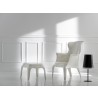 Molded Polycarbonate Mold Side Chair - PASHA – WHITE - Lifestyle - Molded Polycarbonate Mold Side Chair - PASHA – WHITE - Lifestyle