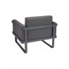Palm Beach Lounge Armchair - Back - Black