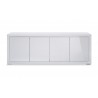 Pendenza Buffet 4 Door With High Gloss White - Front - Pendenza Buffet 4 Door With High Gloss White - Front