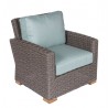 Sanibel Wicker Deep Seating Club Chair - Spa