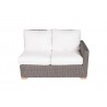 Sanibel Wicker Two-Seater Arm Left