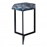 Hexagon Agate Accent Table - Side - Hexagon Agate Accent Table - Side