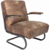 Moe's Home Collection Perth Club Chair Light Brown - Angled - Moe's Home Collection Perth Club Chair Light Brown - Angled