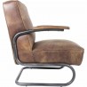 Moe's Home Collection Perth Club Chair Light Brown - Side - Moe's Home Collection Perth Club Chair Light Brown - Side