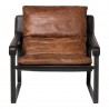 Moe's Home Collection Connor Club Chair - Brown - Front - Moe's Home Collection Connor Club Chair - Brown - Front