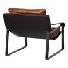 Moe's Home Collection Connor Club Chair - Brown - Back Angle - Moe's Home Collection Connor Club Chair - Brown - Back Angle