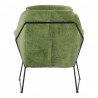 Moe's Home Collection Greer Club Chair - Green - Rear - Moe's Home Collection Greer Club Chair - Green - Rear