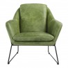 Moe's Home Collection Greer Club Chair - Green - Front - Moe's Home Collection Greer Club Chair - Green - Front