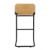 Baker Bar Stool Tan-set Of Two - Back - Baker Bar Stool Tan-set Of Two - Back