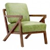 Moe's Home Collection Drexel Arm Chair - Green - Perspective - Moe's Home Collection Drexel Arm Chair - Green - Perspective