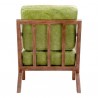 Moe's Home Collection Drexel Arm Chair - Green - Rear - Moe's Home Collection Drexel Arm Chair - Green - Rear