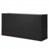 Vienna Planter 2'x4' - Black Durawood - Vienna Planter 2'x4' - Black Durawood