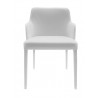 Polly Armchair In White - Front - Polly Armchair In White - Front