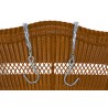 Tortuga Portside Porch Swing - Amber Back - Tortuga Portside Porch Swing - Amber Back