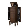 Trésor Jewelry Armoire - Coffee - Open with White BG - Trésor Jewelry Armoire - Coffee - Open with White BG