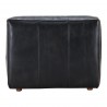 Moe's Home Collection Luxe Slipper Chair Antique Black - Back Angle - Moe's Home Collection Luxe Slipper Chair Antique Black - Back Angle