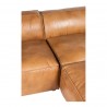 Moe's Home Collection Luxe Nook Modular Sectional Tan Black - Seat Close-Up - Moe's Home Collection Luxe Nook Modular Sectional Tan Black - Seat Close-Up